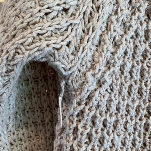 Garage Tan Chunky Knit Cardigan Sweater - Picture 5 of 5